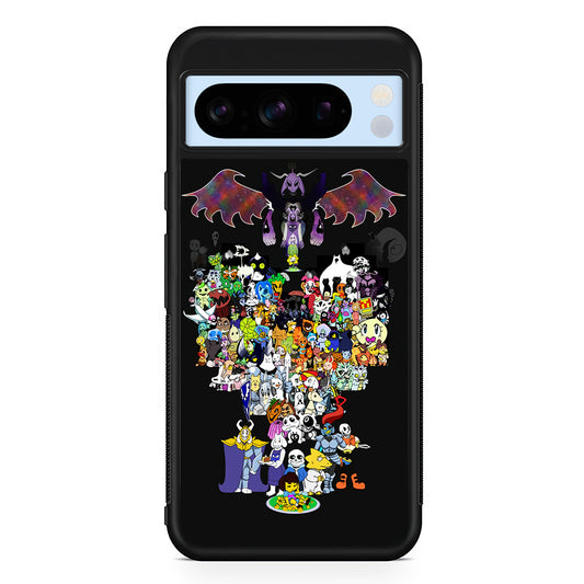 Undertale All Characters Google Pixel 8 Pro Case | Slim Rubber Case for Google Pixel 8 Pro