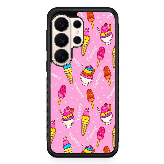 Ice Cream Doodle Yummy Samsung Galaxy S26 Ultra Case | Slim Protective Case for Samsung Galaxy S26 Ultra