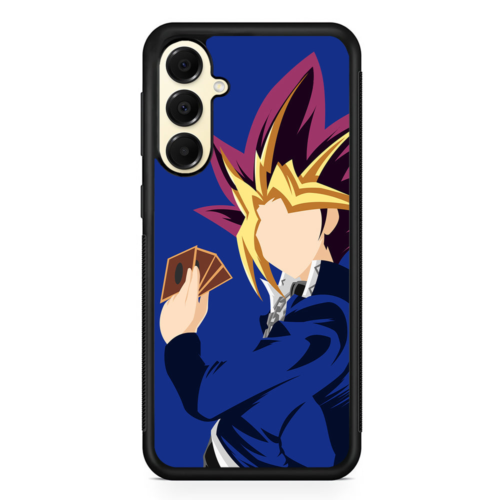 Yu-Gi-Oh Yugi Mutou Silhouette Samsung Galaxy A16 Case | Slim Rubber Samsung Galaxy A16 Case