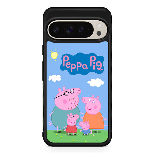 Peppa Pig Family Google Pixel 9 Pro Case | Slim Protective Cover