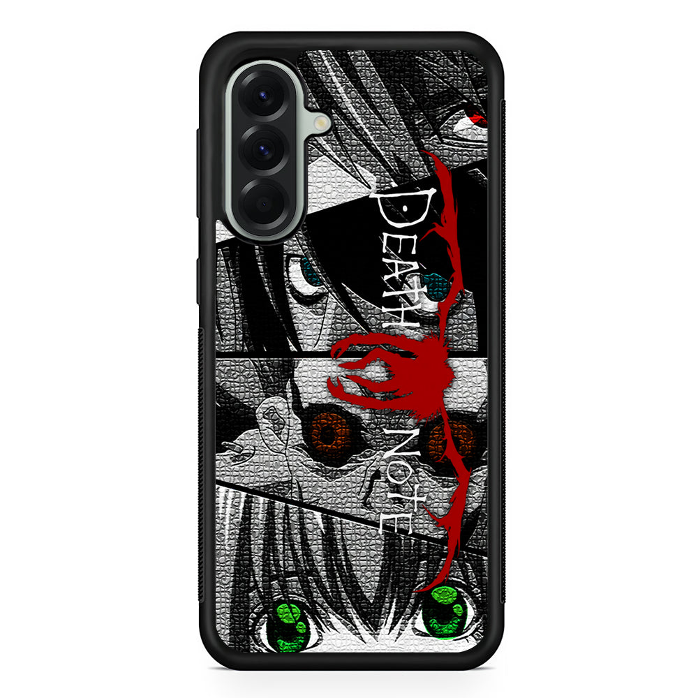 Death Note Collection of The Eye Samsung Galaxy A56 Case | Samsung Galaxy A56 Protective Rubber Case
