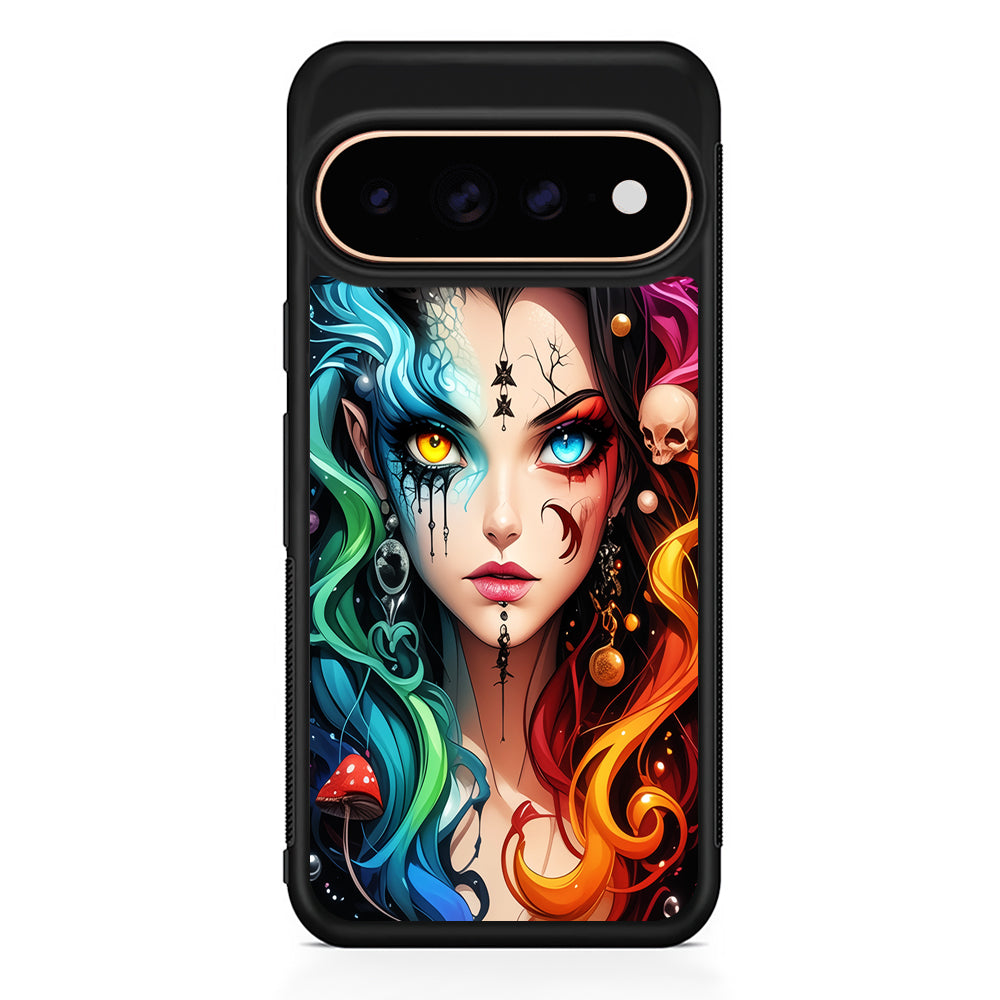 Horned Witch Girl Anime Art Google Pixel 11 Pro Case - Stylish Protective Phone Case