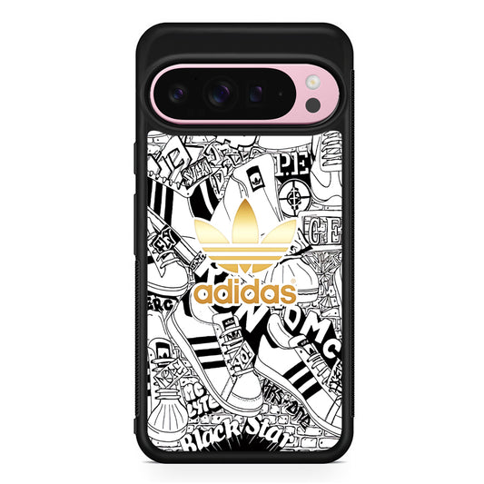 Adidas Fabulous Golden Glow Google Pixel 9 Pro XL Case | Protective Cover