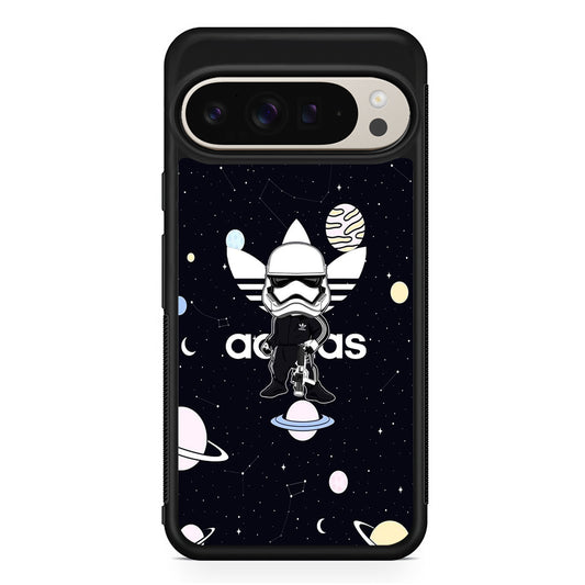 Adidas Stormtrooper Galaxy Google Pixel 9 Pro Case | Slim Protective Cover