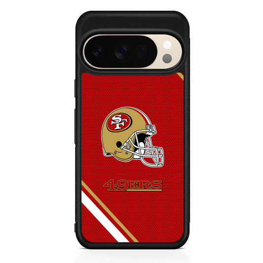 NFL San Francisco 49ers Helmet Google Pixel 10 Pro XL Case | Slim Google Pixel 10 Pro XL Protective Case