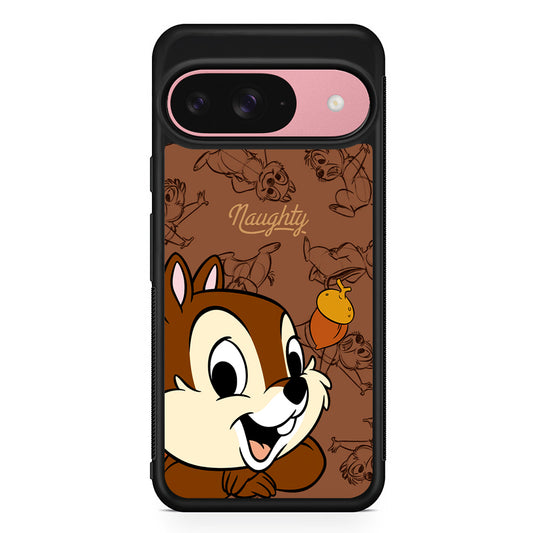 Chip N Dale Naughty Person Google Pixel 9 Case | Google Pixel 9 Protective Rubber Case