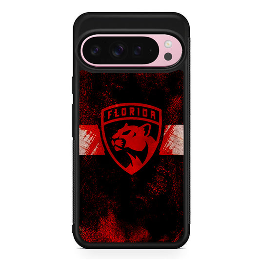 NHL Florida Panthers Abstract Google Pixel 9 Pro XL Case | Protective Cover