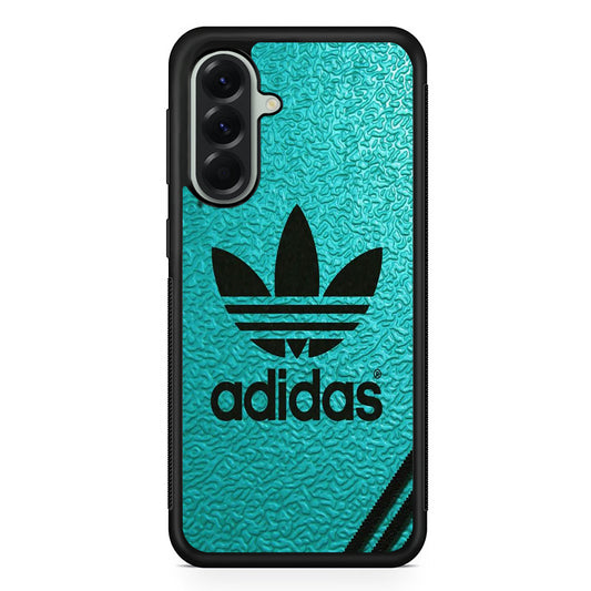 Adidas Blue Abstract Strap Samsung Galaxy A56 Case | Samsung Galaxy A56 Rubber Protective Case