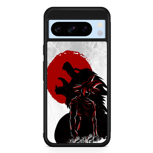 Dragon Ball Goku Red Moon Google Pixel 8 Pro Case | Slim Rubber Case for Google Pixel 8 Pro