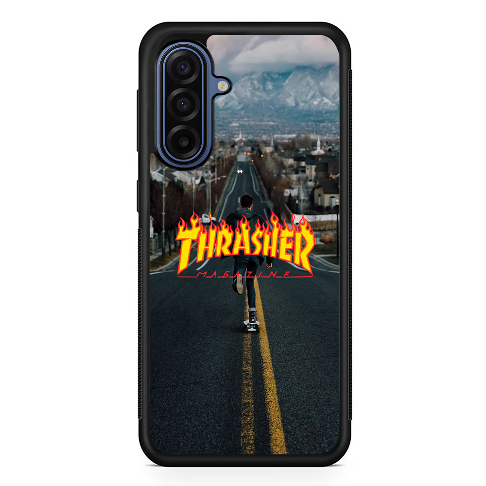 Thrasher Way of Skate Life Samsung Galaxy A17 Case | Samsung Galaxy A17 Protective Rubber Case