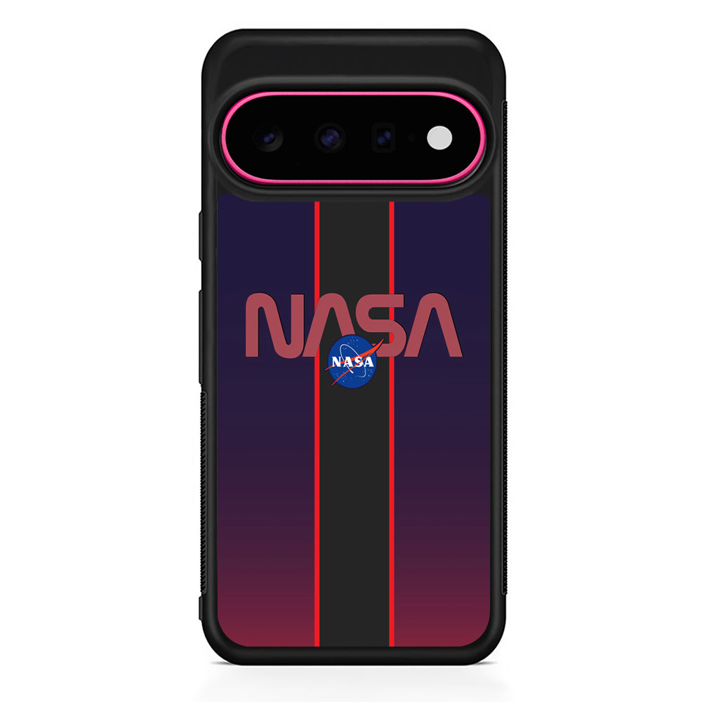 Nasa Stripe Line Red Google Pixel 11 Case - Stylish Protective Phone Case