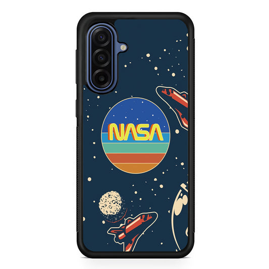 Nasa Retro Space Samsung Galaxy A17 Case | Durable Samsung Galaxy A17 Cover