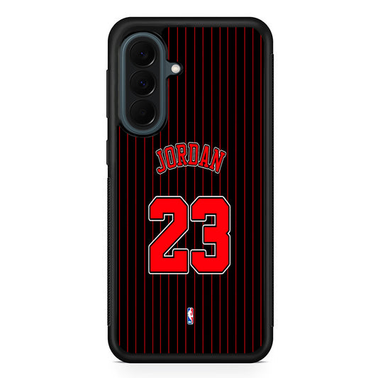 Michael Jordan Jersey 23 Samsung Galaxy A37 Case | Samsung Galaxy A37 Rubber Phone Case