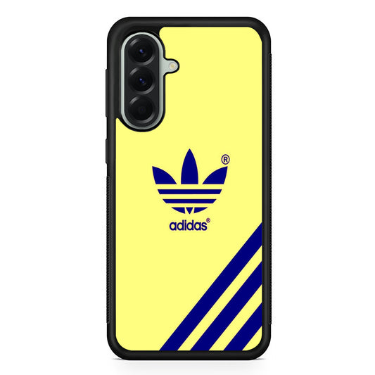 Adidas Yellow Dusk Samsung Galaxy A56 Case | Samsung Galaxy A56 Rubber Protective Case