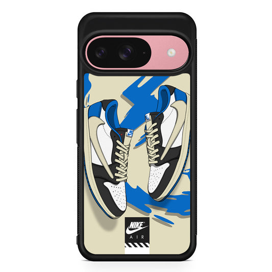 Nike Blue Whirlwind Google Pixel 9 Case | Durable Google Pixel 9 Cover