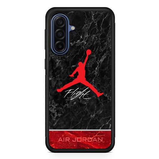 Air Jordan Flight Black Marble Samsung Galaxy A17 Case | Durable Samsung Galaxy A17 Cover