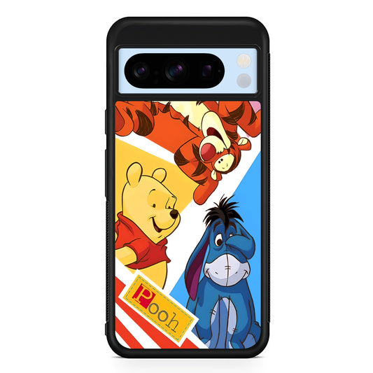 Winnie The Pooh Friends for Life Google Pixel 8 Pro Case | Slim Rubber Case for Google Pixel 8 Pro