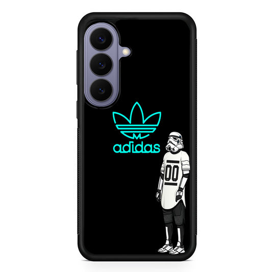 Adidas Neon Stormtrooper Samsung Galaxy S26 Case | Slim Protective Rubber Case for Samsung S26