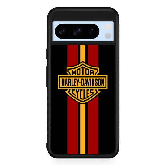 Harley Davidson Red Stripe Emblem Google Pixel 8 Pro Case | Premium Protective Case for Google Pixel 8 Pro