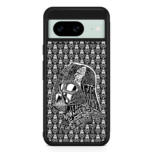 Star Wars Dart Vader Pattern Google Pixel 8 Case | Durable Protective Cover for Google Pixel 8
