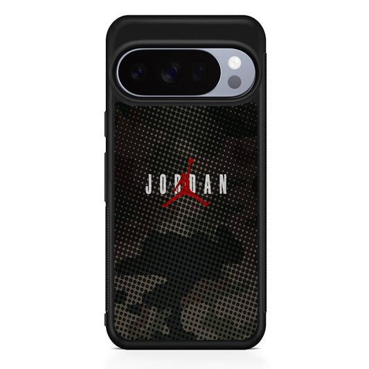Air Jordan Gradation of Dark Camouflage Google Pixel 10 Pro Case | Slim Google Pixel 10 Pro Rubber Case