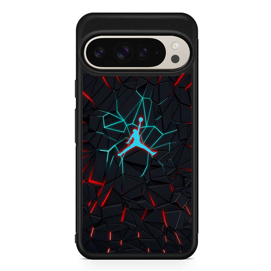 Air Jordan The Rock Shapes Google Pixel 9 Pro Case | Slim Protective Cover