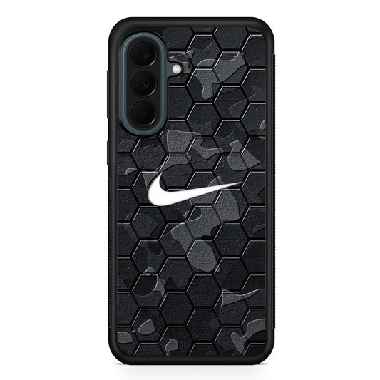 Nike Hexagon Pattern Camo Samsung Galaxy A37 Case | Samsung Galaxy A37 Rubber Phone Case