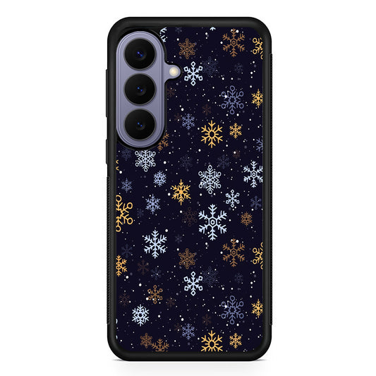 Dark Blue Yellow Winter Samsung Galaxy S26 Case | Durable Rubber Case for Samsung Galaxy S26