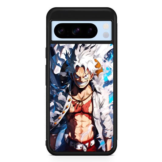 One Piece Luffy Sun God Nika Google Pixel 8 Pro Case | Slim Rubber Case for Google Pixel 8 Pro