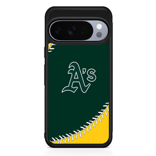 MLB Oakland Athletics Team Google Pixel 10 Pro Case | Slim Google Pixel 10 Pro Rubber Case