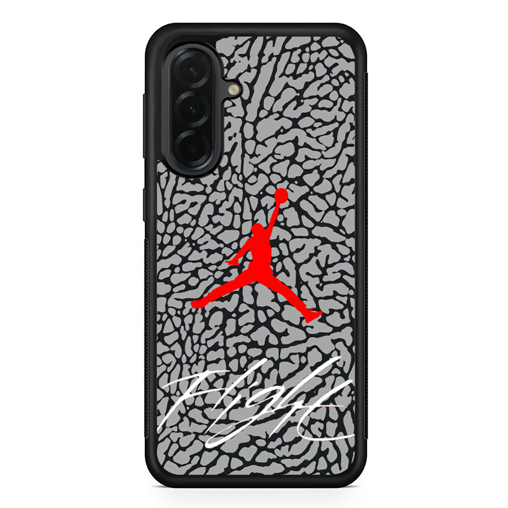 Air Jordan Hidden Patern Samsung Galaxy A36 Case | Slim Samsung Galaxy A36 Protective Case