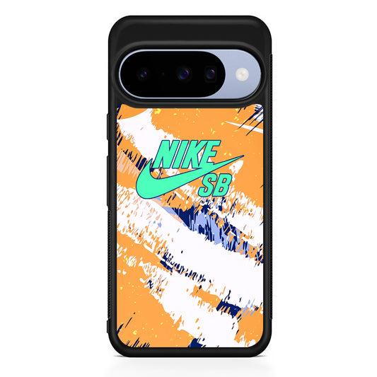 Nike Abstract Vibes Summer Google Pixel 10 Case | Google Pixel 10 Rubber Protective Case