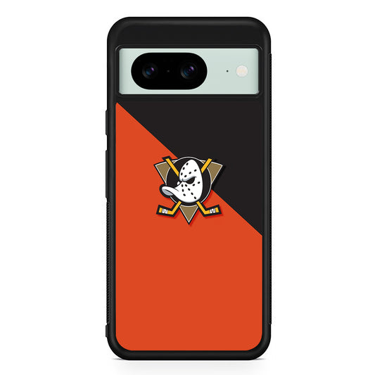 NHL Anaheim Ducks Team Google Pixel 8 Case | Durable Protective Cover for Google Pixel 8