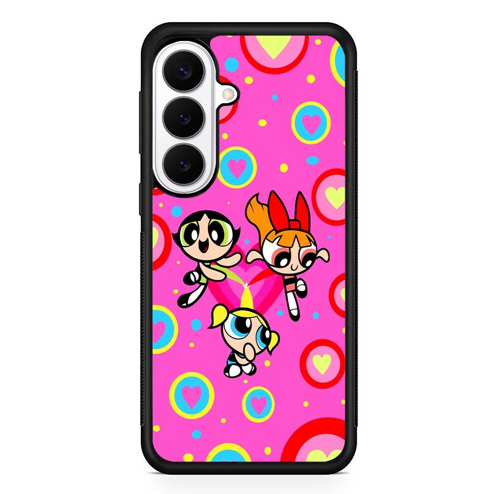 The Powerpuff Girls Love Pattern Samsung Galaxy S26 Plus Case | Slim Protective Cover for Samsung Galaxy S26 Plus