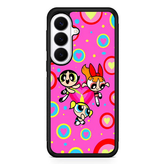 The Powerpuff Girls Love Pattern Samsung Galaxy S26 Plus Case | Slim Protective Cover for Samsung Galaxy S26 Plus
