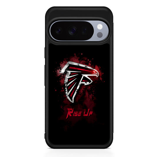 NFL Atlanta Falcons Rise Up Google Pixel 10 Pro Case | Slim Google Pixel 10 Pro Rubber Case