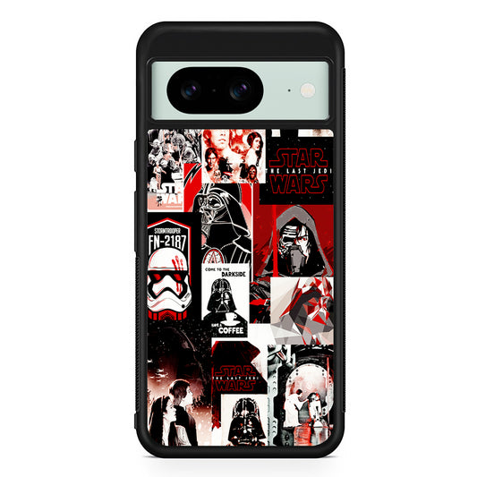 Star Wars Aesthetic Collage Google Pixel 8 Case | Durable Protective Cover for Google Pixel 8