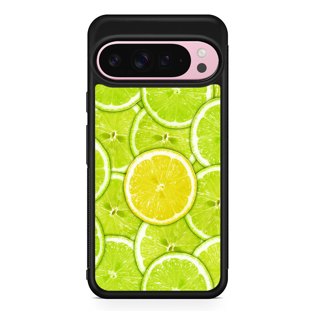 Lime Slice Citrus Fruit Google Pixel 9 Pro XL Case | Protective Cover