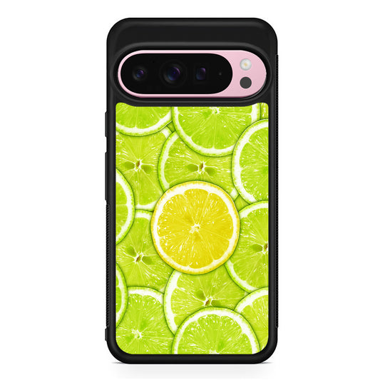 Lime Slice Citrus Fruit Google Pixel 9 Pro XL Case | Protective Cover