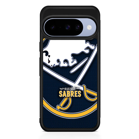 NHL Buffalo Sabres Logo Google Pixel 10 Case | Google Pixel 10 Rubber Protective Case