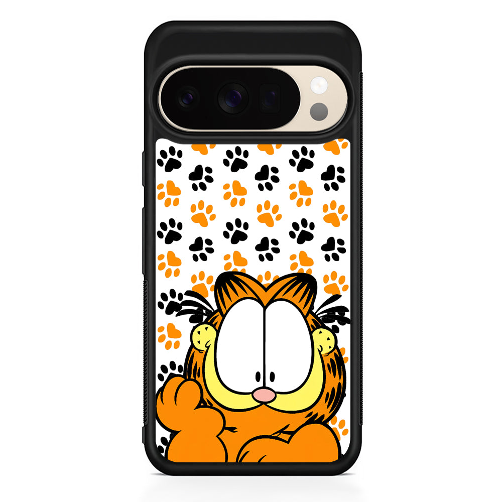 Garfield And His Footprints Google Pixel 10 Pro XL Case | Slim Google Pixel 10 Pro XL Protective Case