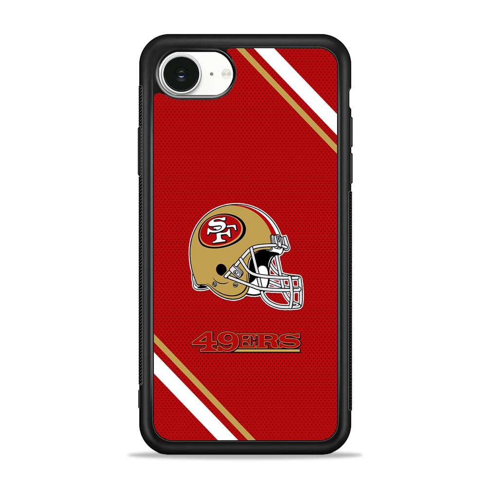 NFL San Francisco 49ers Helmet iPhone 16e Case | Protective Phone Cover