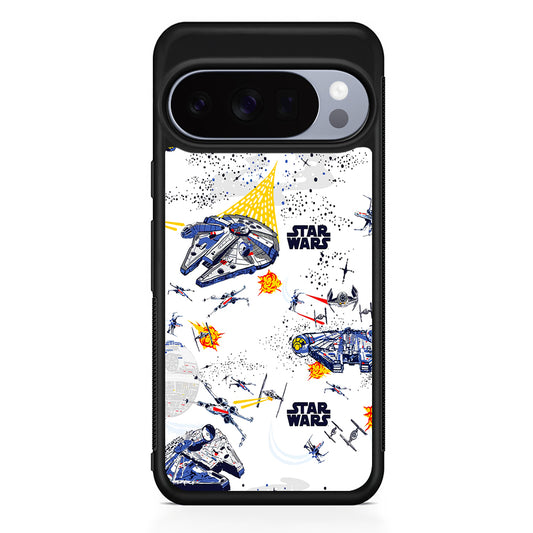 Star Wars Aircraft on Galaxy Google Pixel 10 Pro Case | Slim Google Pixel 10 Pro Rubber Case