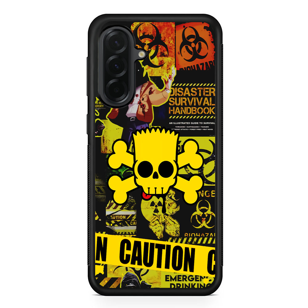 Bart Pirate Emergency Survival Samsung Galaxy A36 Case | Protective Rubber Cover