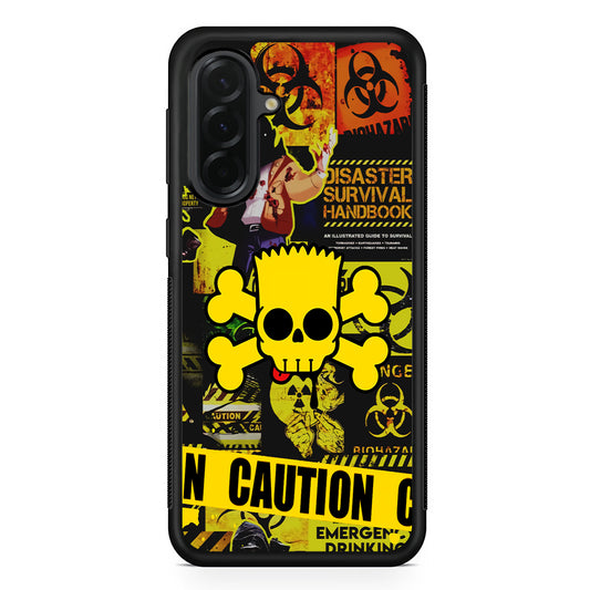 Bart Pirate Emergency Survival Samsung Galaxy A36 Case | Protective Rubber Cover