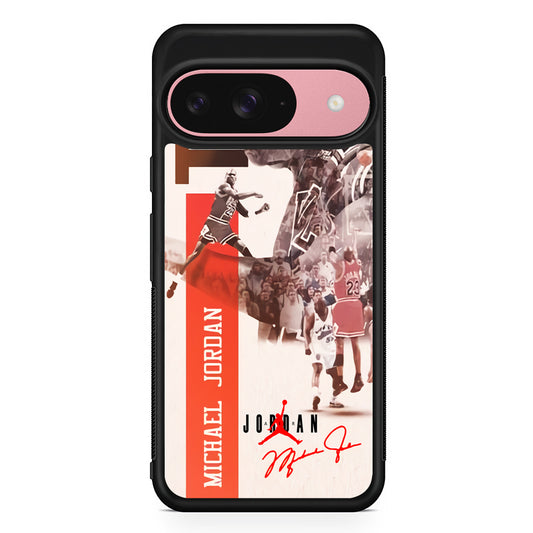 Air Jordan Legend's Journey Google Pixel 9 Case | Google Pixel 9 Protective Rubber Case