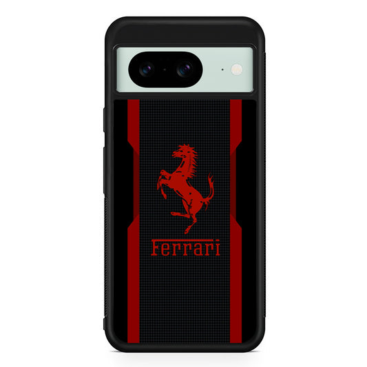 Ferrari Red World Google Pixel 8 Case | Durable Protective Cover for Google Pixel 8