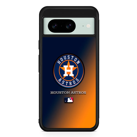 MLB Houston Astros Logo Google Pixel 8 Case | Durable Protective Cover for Google Pixel 8
