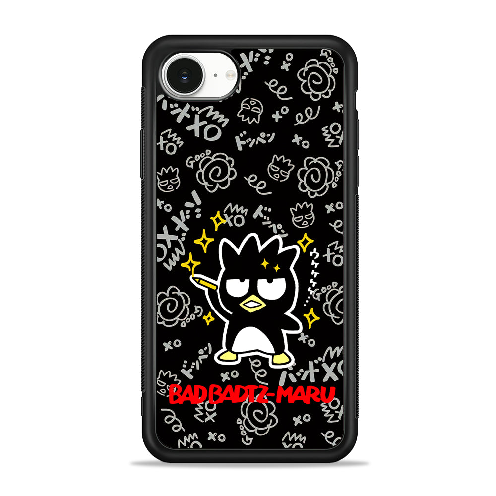 Badtz Maru Sanrio Black iPhone 16e Case | Protective Phone Cover