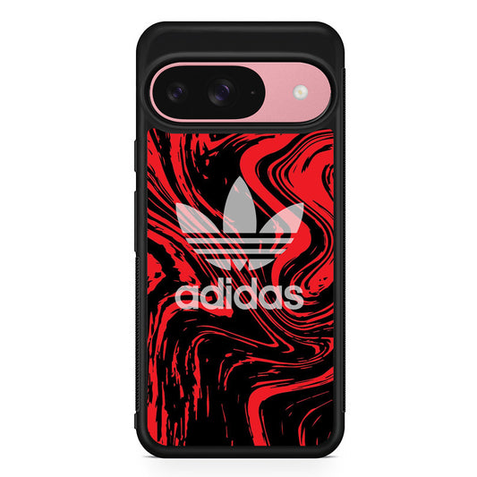 Adidas Lava Flow Google Pixel 9 Case | Google Pixel 9 Protective Rubber Case
